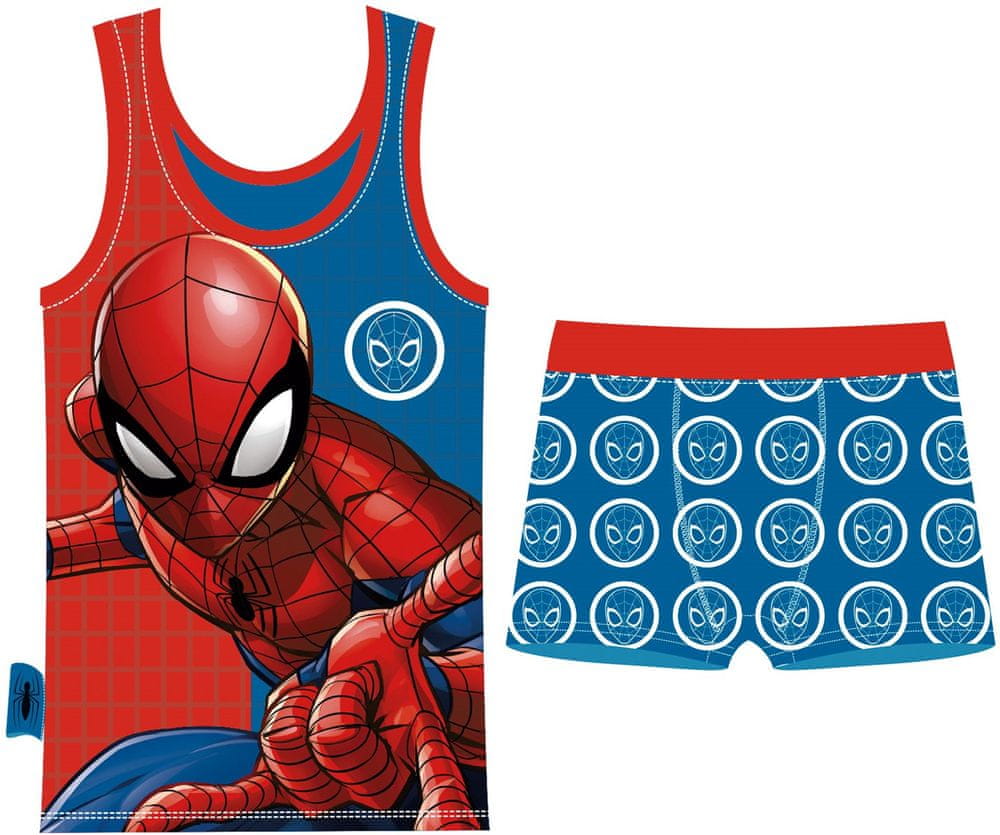 Disney chlapčenské pyžamo Spiderman SM14310 červená 128/134